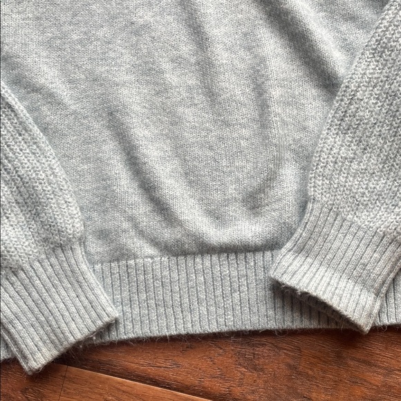 WHBM Cozy Light Blue Cowl Neck Sweater - Size Large - Picture 5 of 10